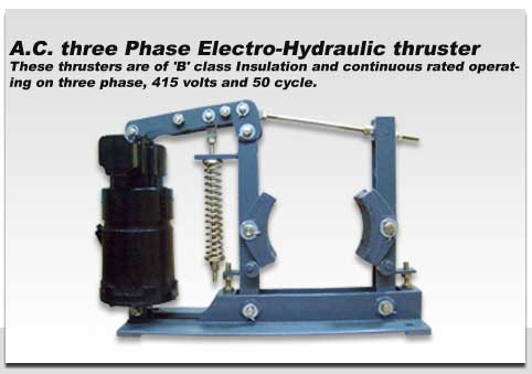 Electro hydraulic thruster brake