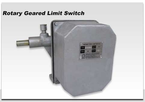 Rotary geared limit switch